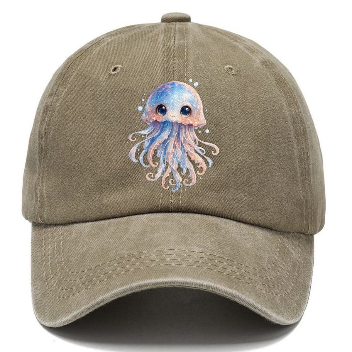 Cute Octopus Creature Classic Cap – Warm Sand