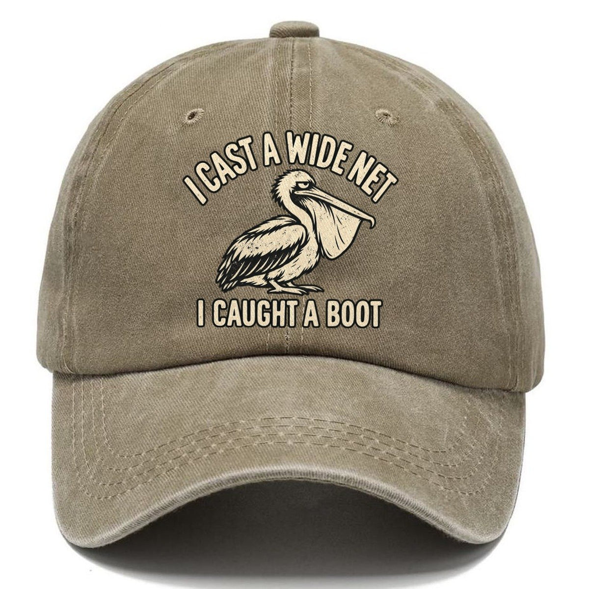 Pelican Wide Net No Worm Club Classic Cap – Warm Sand