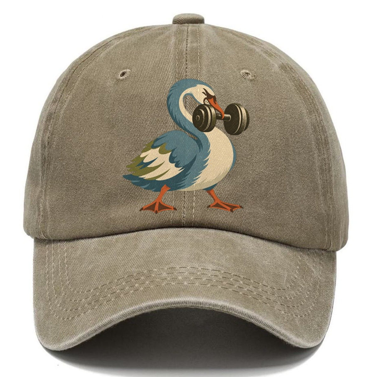 Swan Neck Curl Animal Lifters Classic Cap – Warm Sand