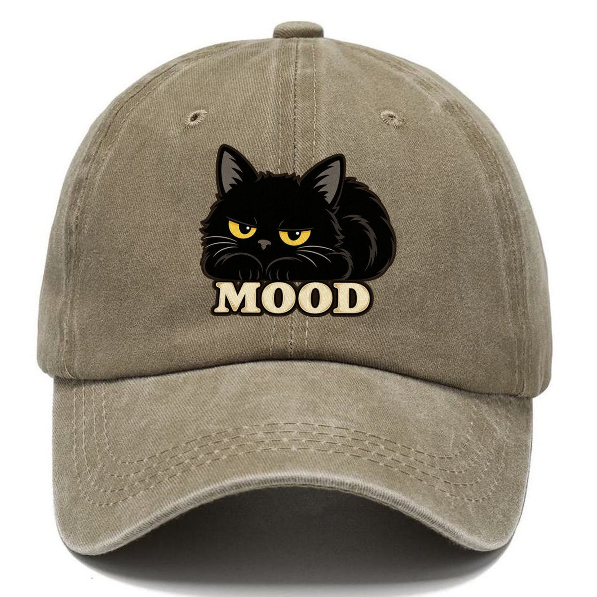 Black Cat Mood Fan Favorites Classic Cap – Warm Sand