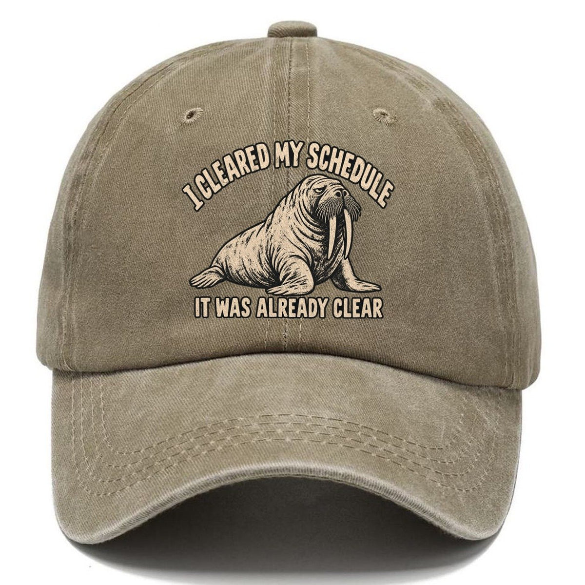 Walrus Clear Schedule No Worm Club Classic Cap – Warm Sand