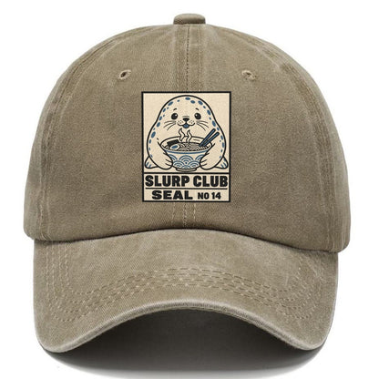 Seal Seafood Slurp Club Classic Cap – Warm Sand