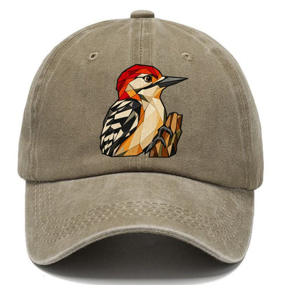 Red Bellied Woodpecker Wildwood Mosaic Classic Cap – Warm Sand