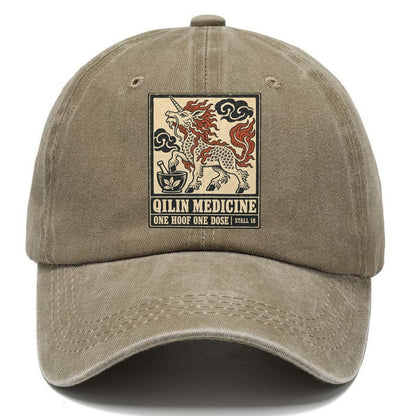 Kirin Medicine Yokai Night Market Classic Cap – Warm Sand