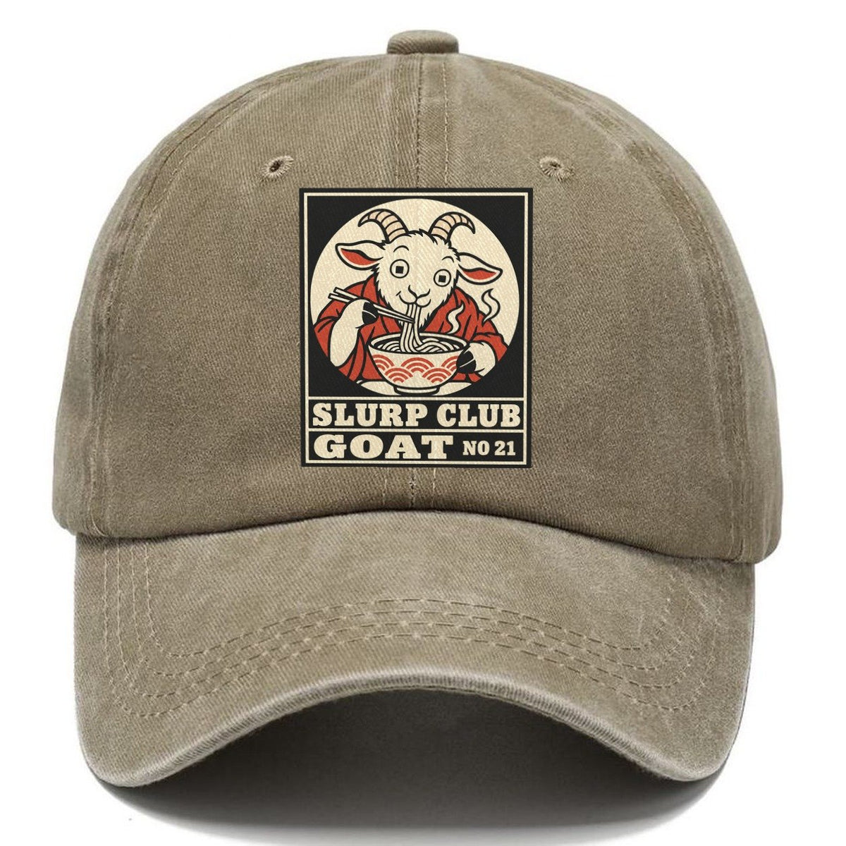 Goat Anything Slurp Club Classic Cap – Warm Sand