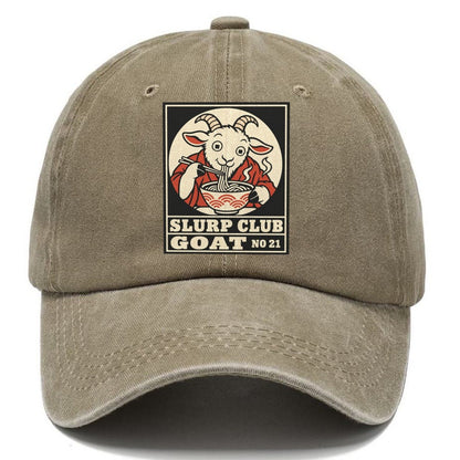 Goat Anything Slurp Club Classic Cap – Warm Sand