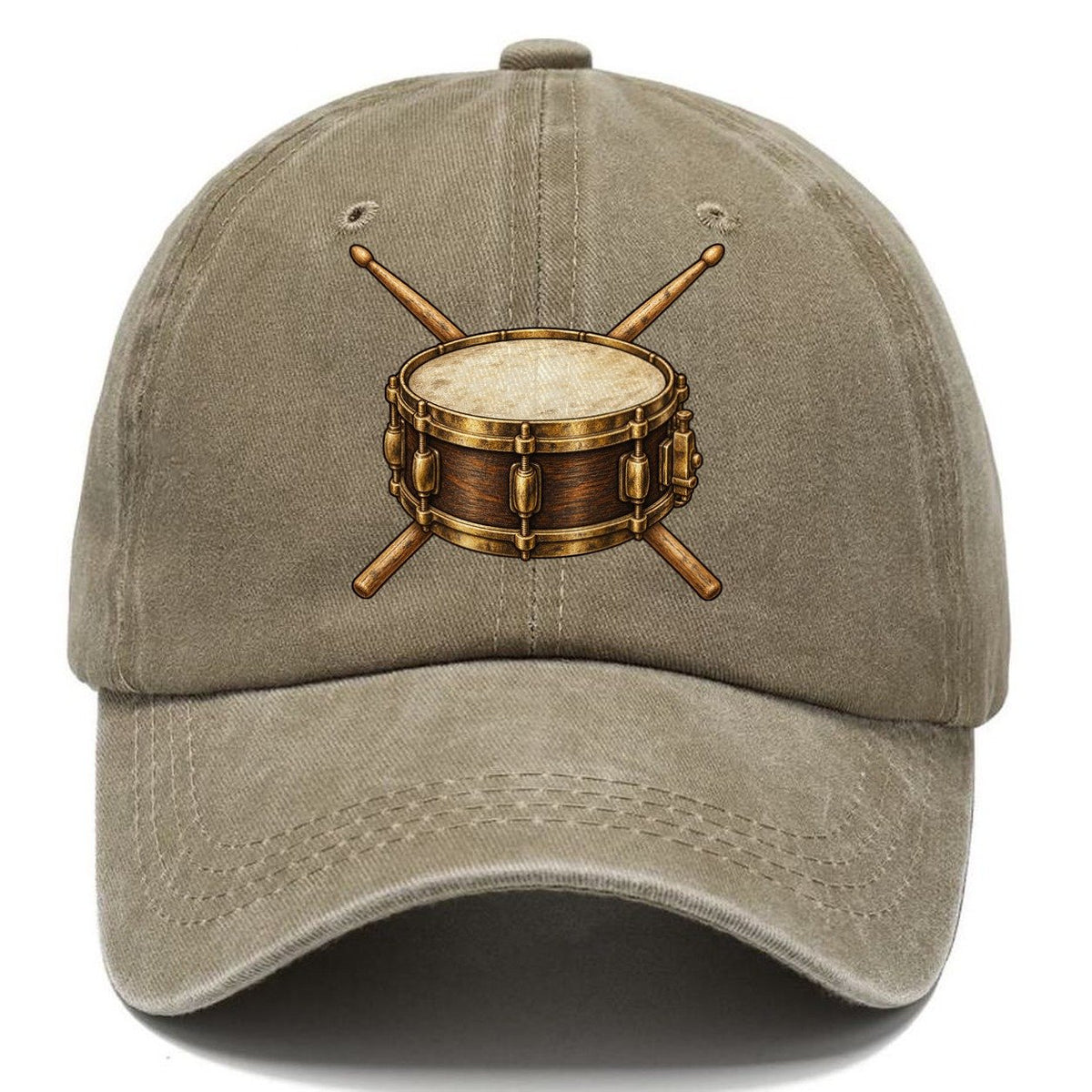 Snare Crossed Sticks Fan Favorites Classic Cap – Warm Sand
