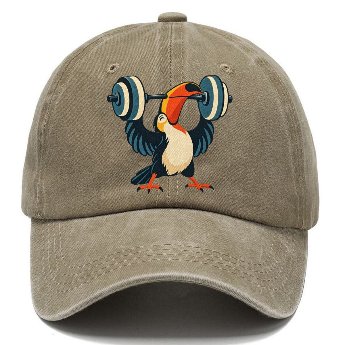 Toucan Beak Press Animal Lifters Classic Cap – Warm Sand