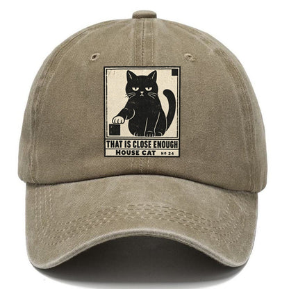 That Is Close Enough Neko Says No Classic Cap – Warm Sand