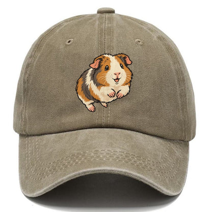 Guinea Pig Happy Hop Small Pet Logos Classic Cap – Warm Sand