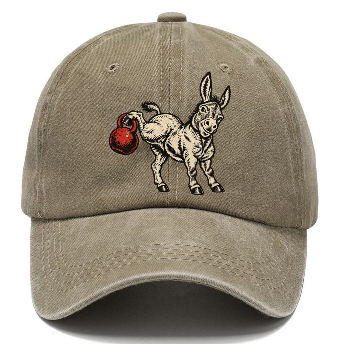 Donkey Kickbacks Animal Lifters Classic Cap – Warm Sand