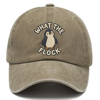 Penguin Animal Puns Classic Cap – Warm Sand