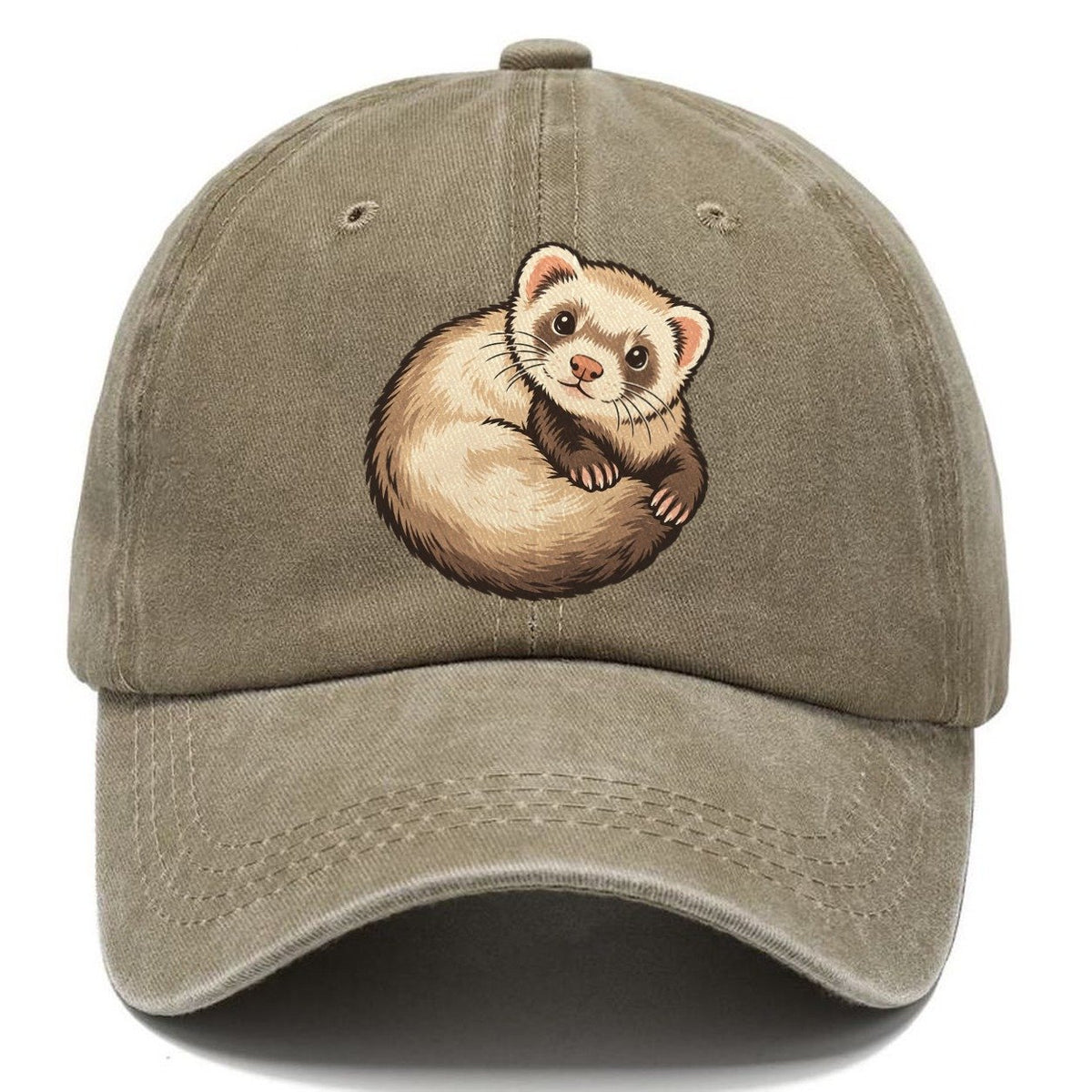 Ferret Loop Small Pet Logos Classic Cap – Warm Sand