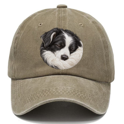 Border Collie Ruff Tuck Pastimes Companions Classic Cap – Warm Sand