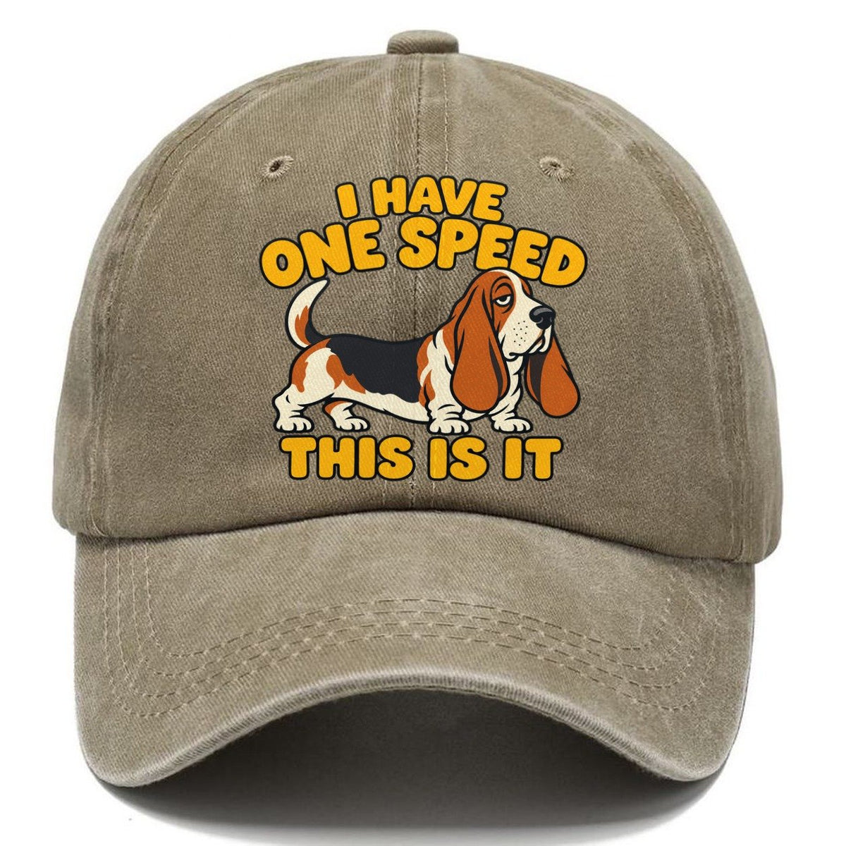 Basset One Speed No Worm Club Classic Cap – Warm Sand