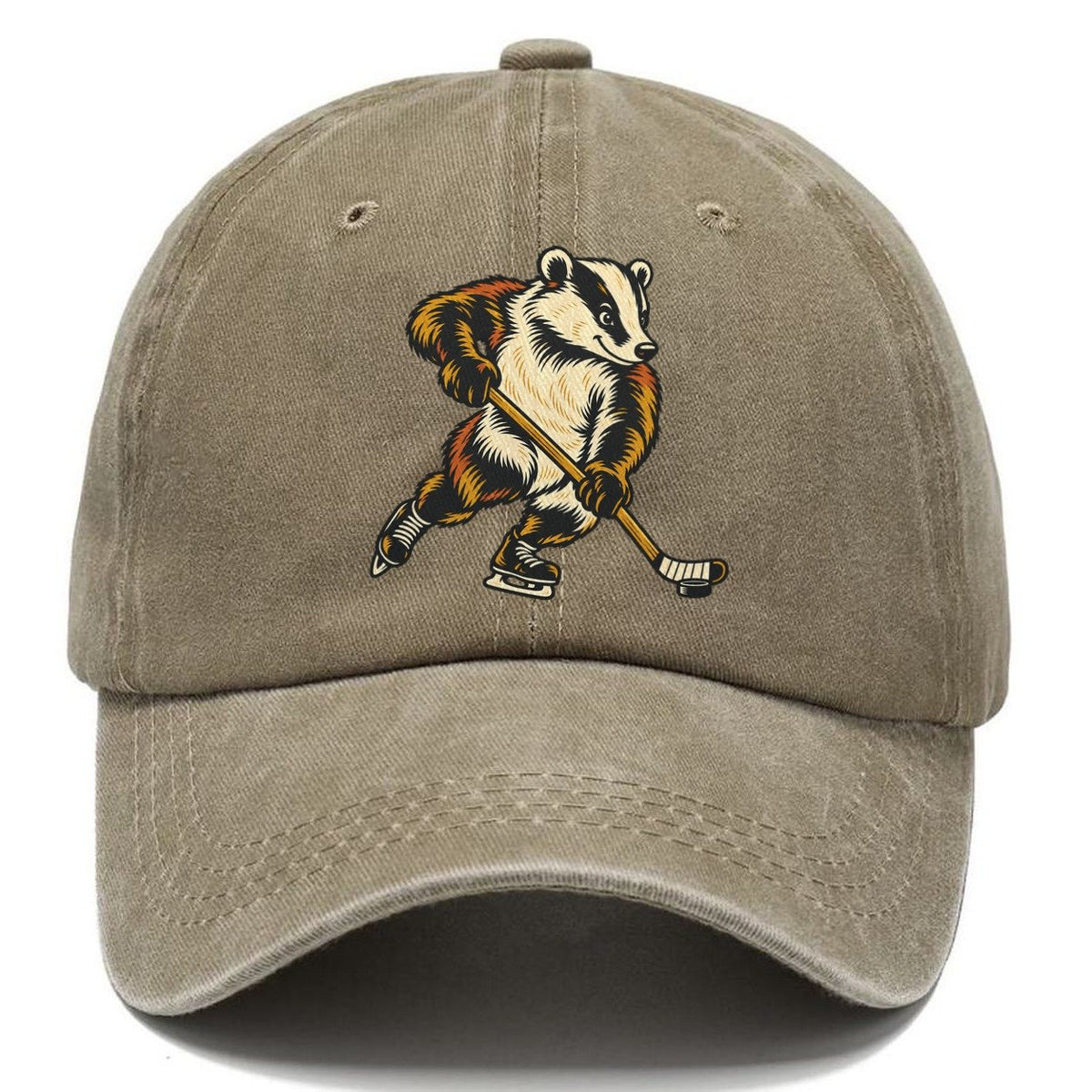 Badger Ice Skater Sundown Familiars Classic Cap – Warm Sand