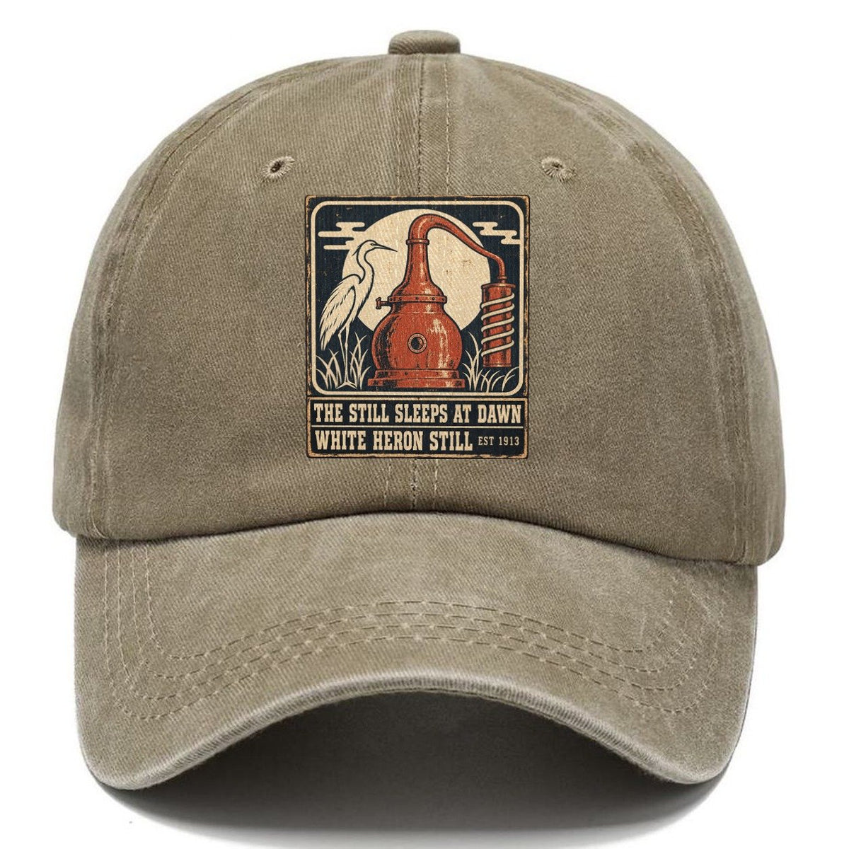 White Heron Still Izakaya Rules Classic Cap – Warm Sand