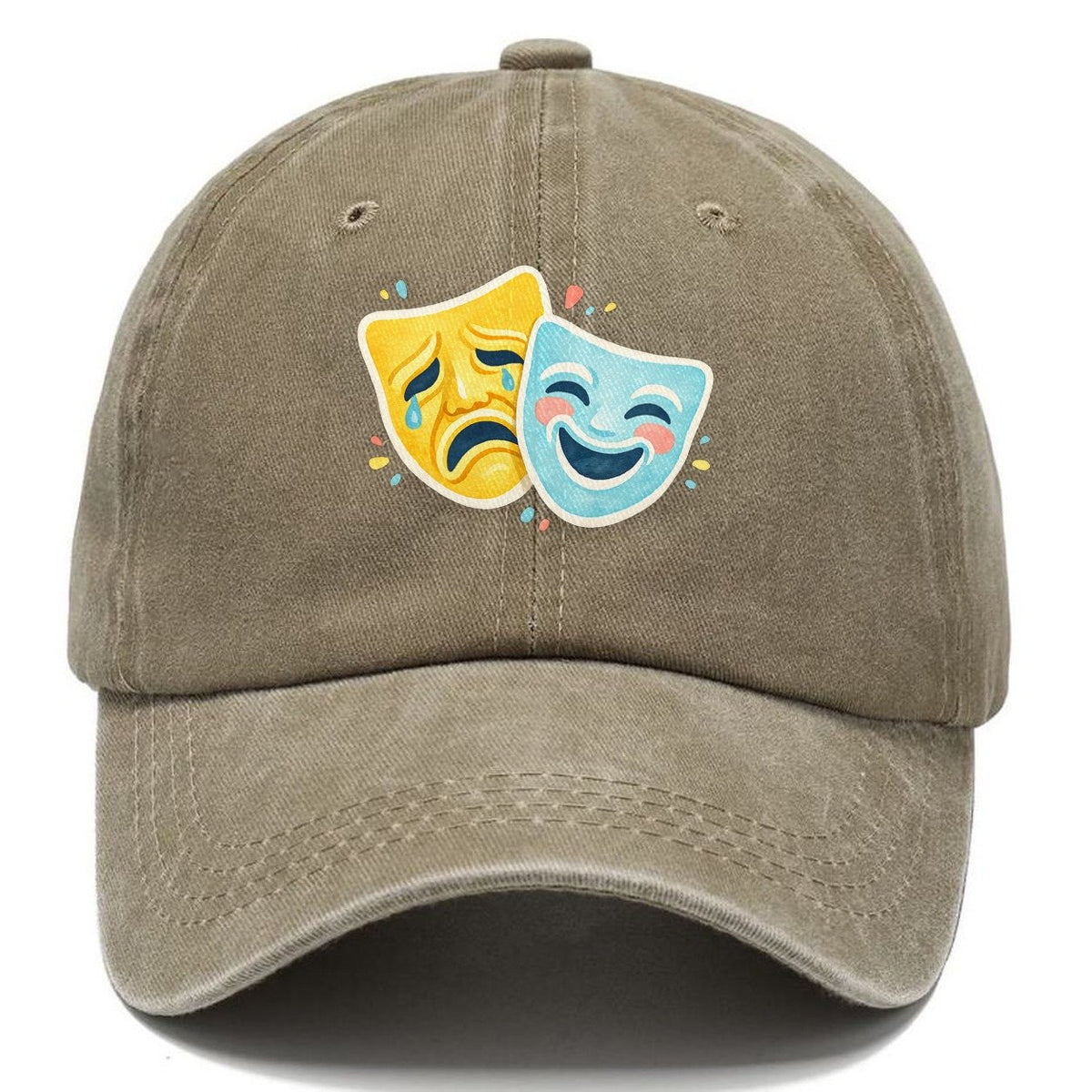 Black Labrador Portrait Classic Cap – Warm Sand