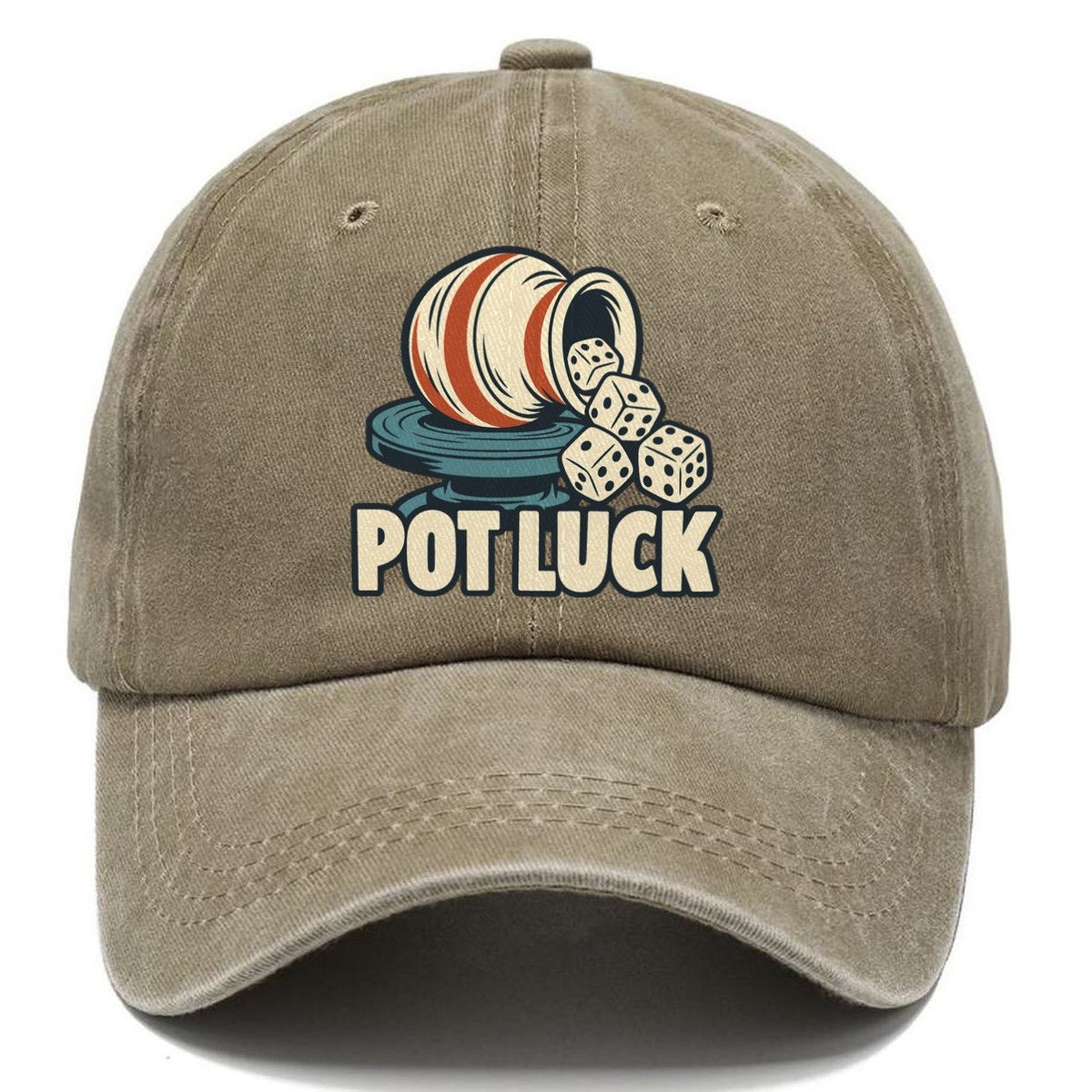Pot Luck Familiar Punchlines Classic Cap – Warm Sand