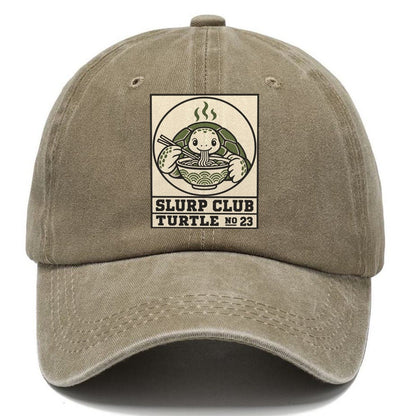 Turtle Patient Slurp Club Classic Cap – Warm Sand
