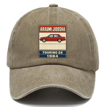 Araumi Touring Showa Speed Plates Classic Cap – Warm Sand
