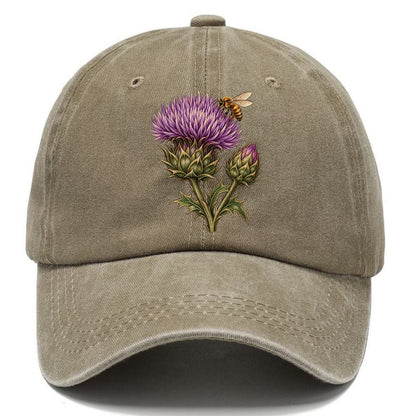 Thistle Bud And Honeybee Pastimes Companions Classic Cap – Warm Sand