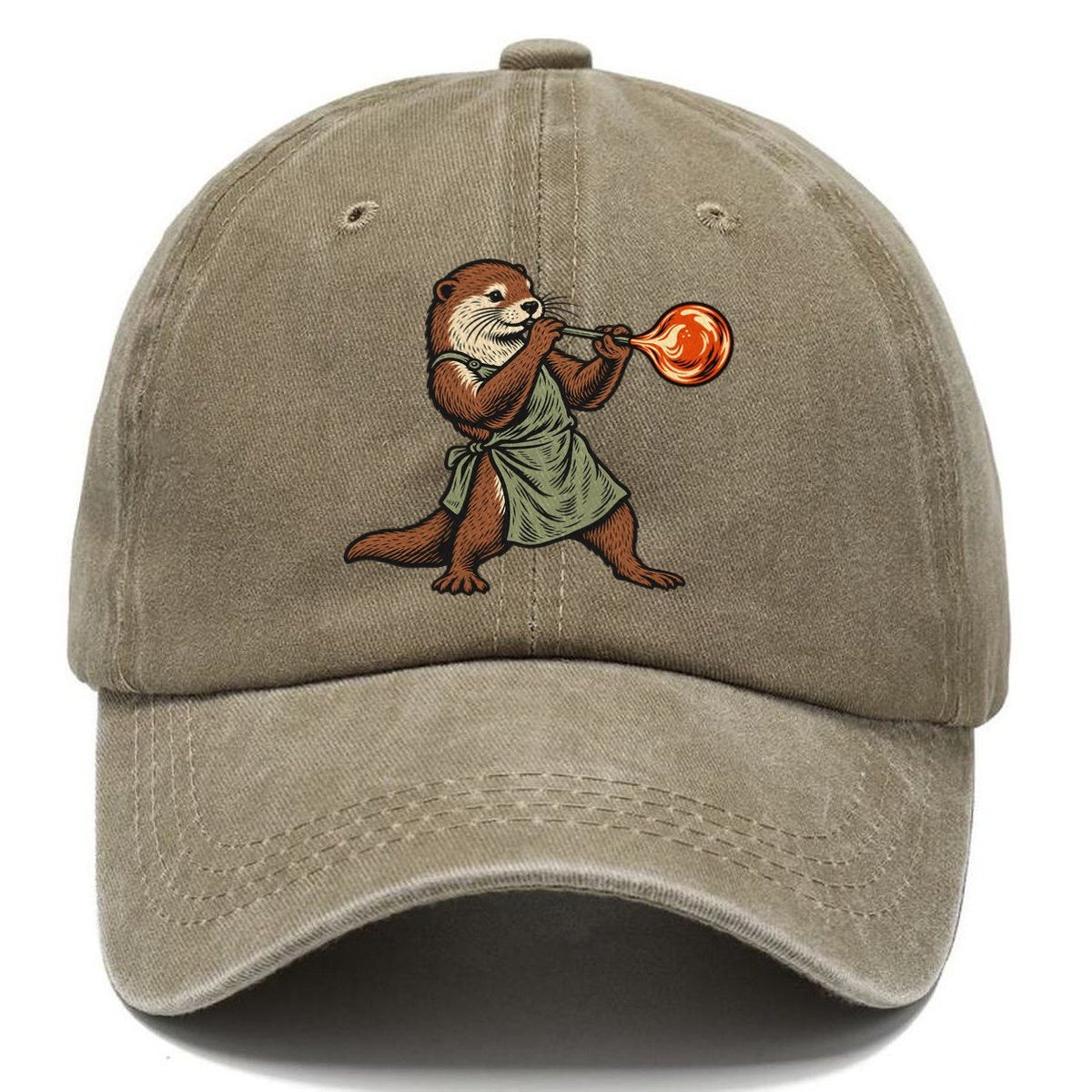 Otter Glassblower Sundown Familiars Classic Cap – Warm Sand