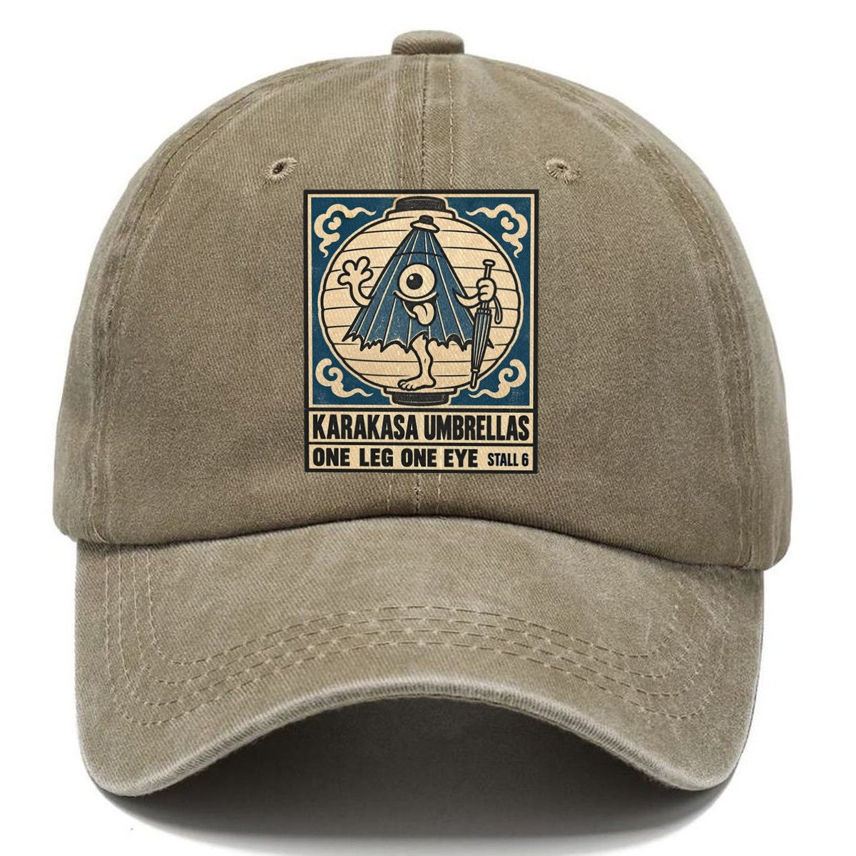 Karakasa Umbrellas Yokai Night Market Classic Cap – Warm Sand