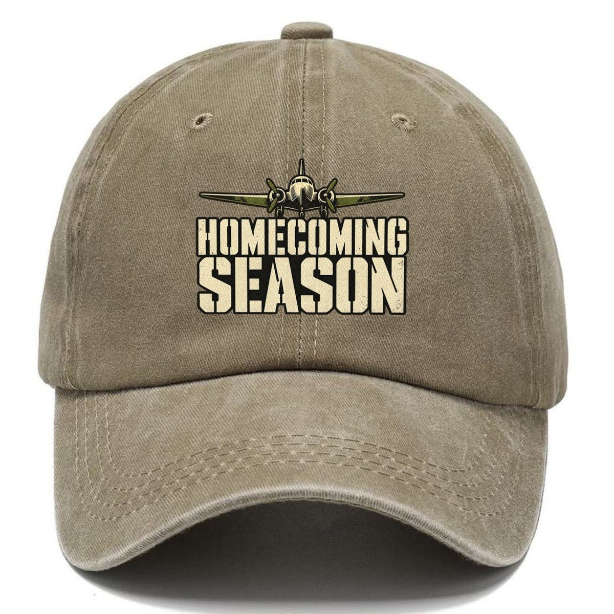 Homecoming Season Barracks Wit Classic Cap – Warm Sand