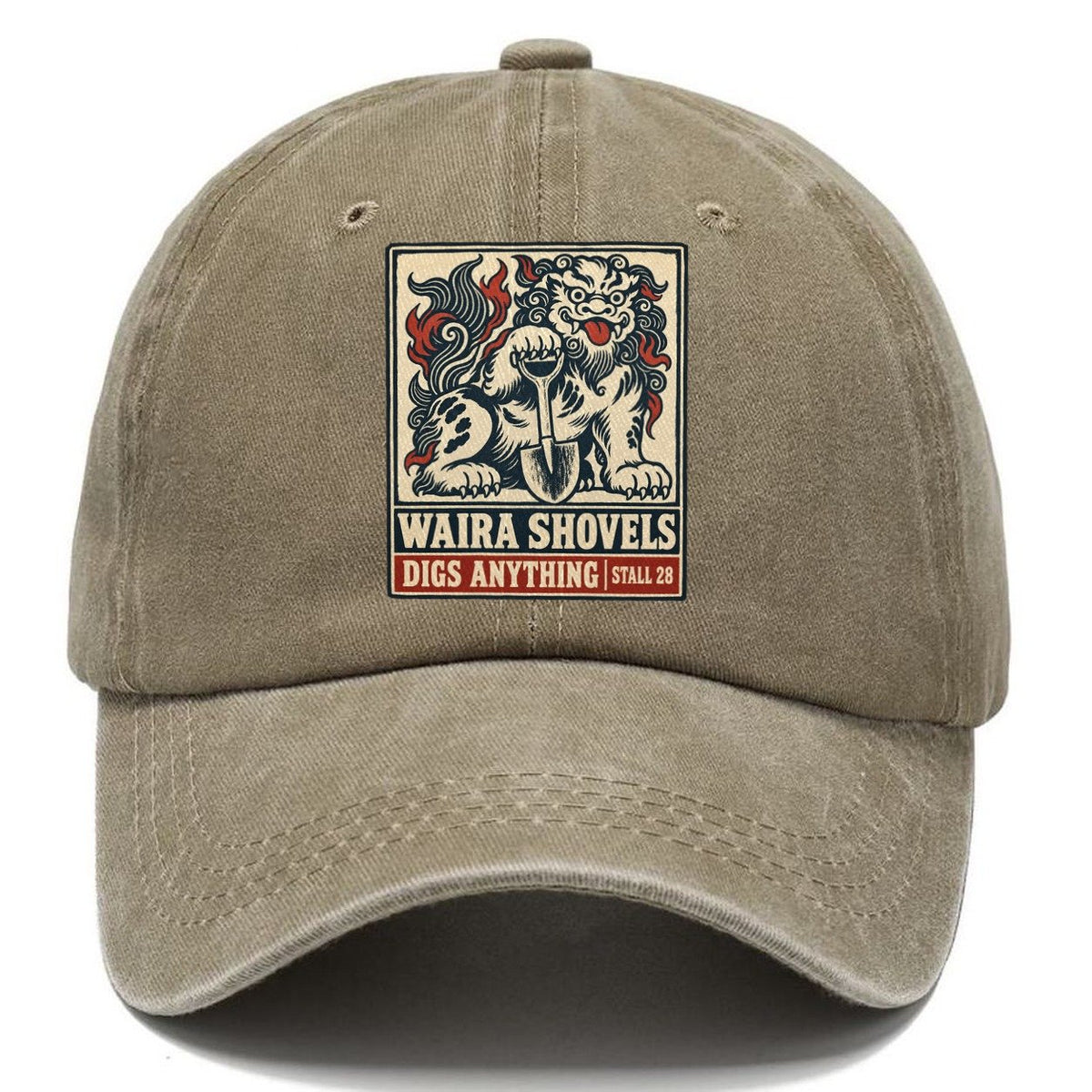 Waira Shovels Yokai Night Market Classic Cap – Warm Sand