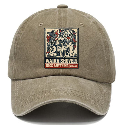 Waira Shovels Yokai Night Market Classic Cap – Warm Sand