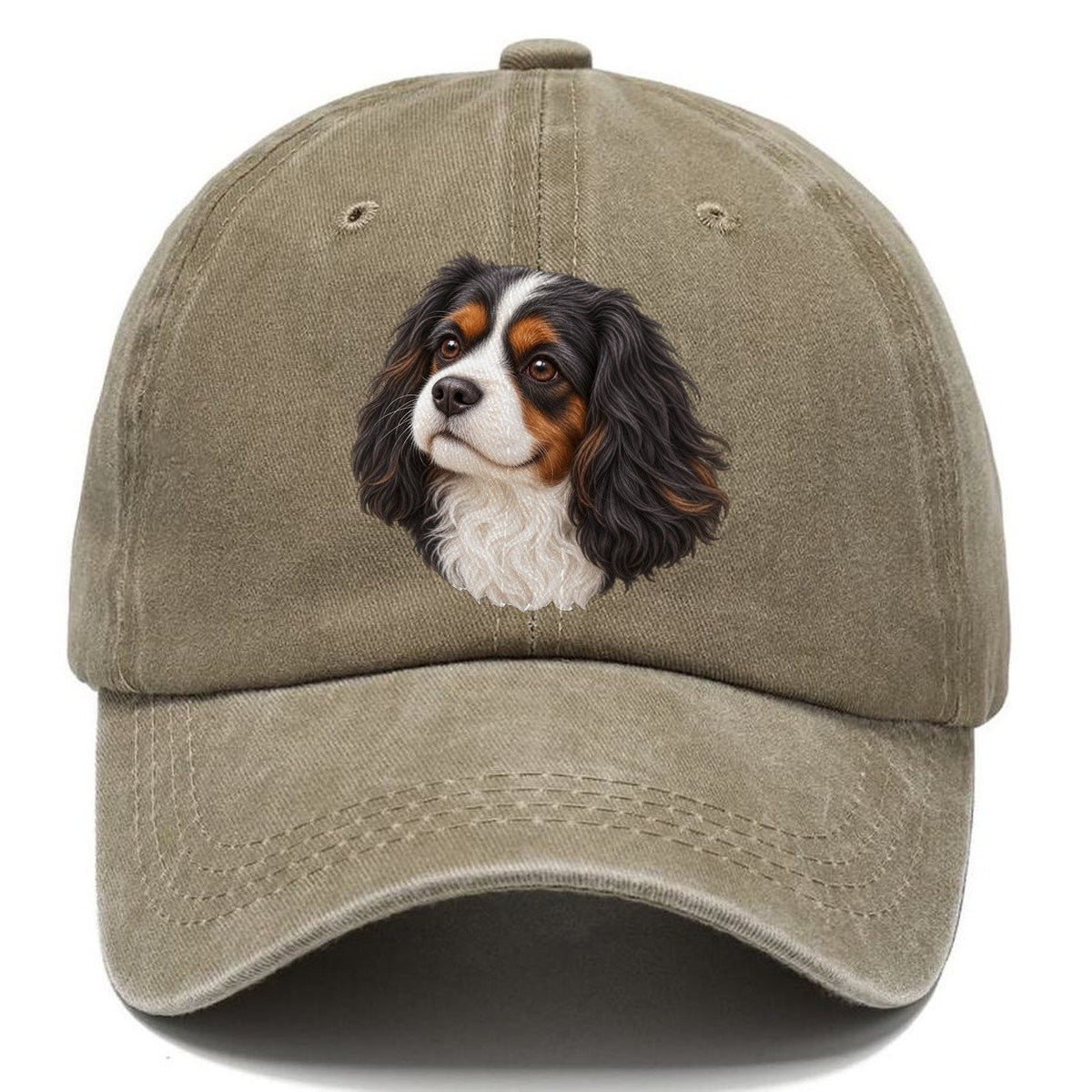 Cavalier Tricolour Smile Pastimes Companions Classic Cap – Warm Sand