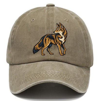 Coyote Crescent Chest Sundown Familiars Classic Cap – Warm Sand