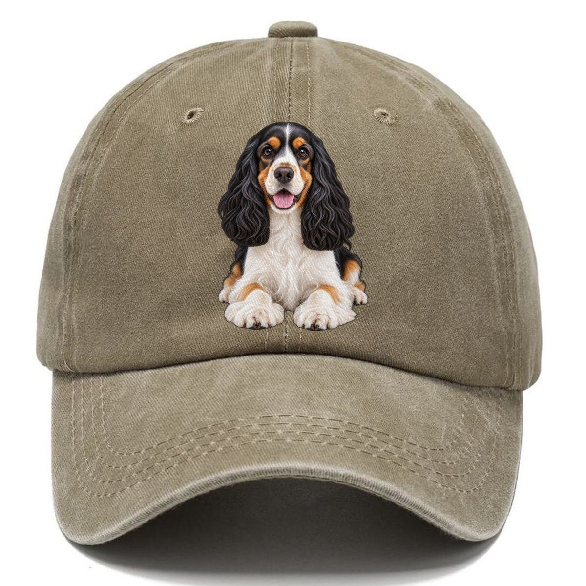 Tri Color Cocker Spaniel Classic Cap – Warm Sand