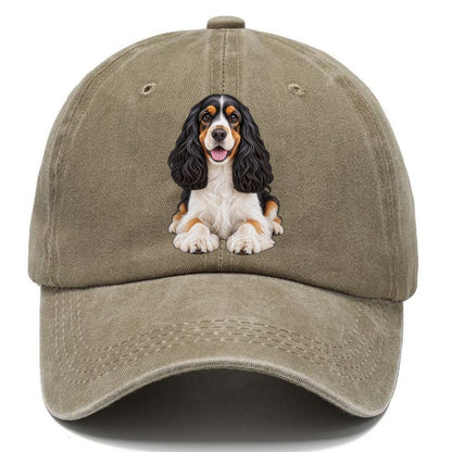 Tri Color Cocker Spaniel Classic Cap – Warm Sand