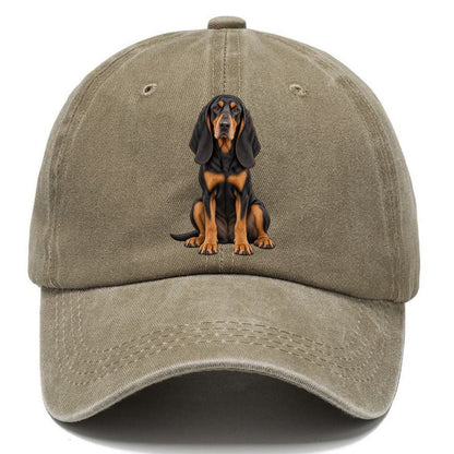 Black And Tan Coonhound Classic Cap – Warm Sand