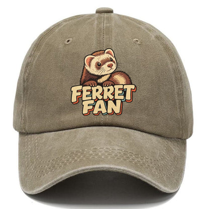 Ferret Fan Small Pet Logos Classic Cap – Warm Sand