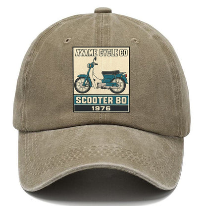 Ayame Scooter 80 Showa Speed Plates Classic Cap – Warm Sand