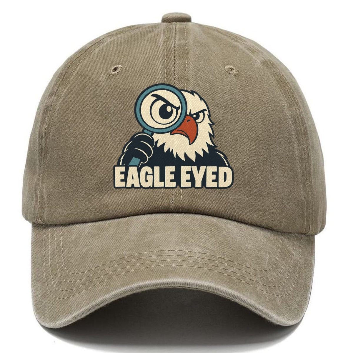 Eagle Eyed Familiar Punchlines Classic Cap – Warm Sand