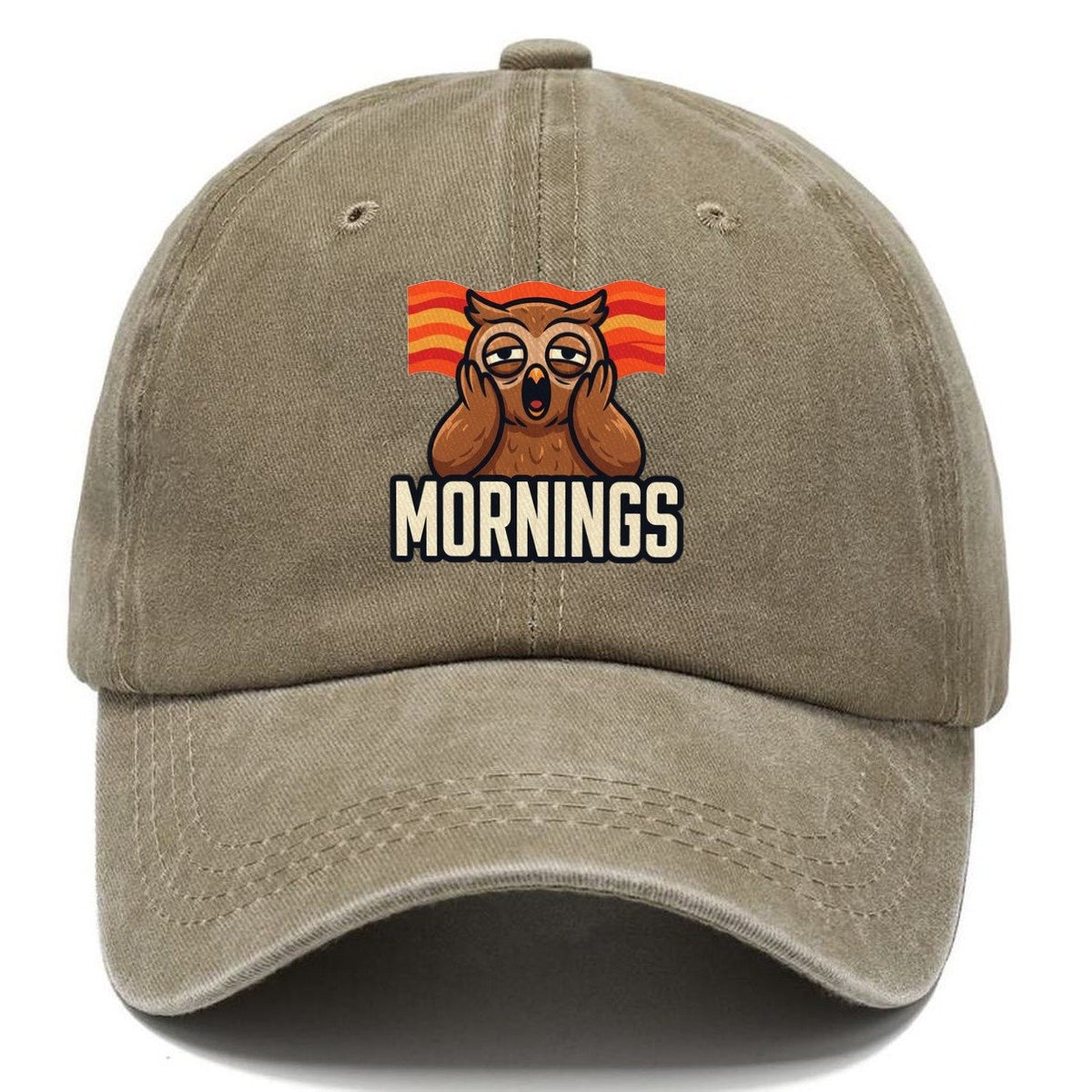 Owl Scream Mornings Scream Classic Cap – Warm Sand