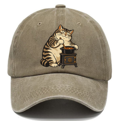 Cat Camp Cook Sundown Familiars Classic Cap – Warm Sand
