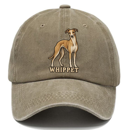Whippet Name Line Fan Favorites Classic Cap – Warm Sand