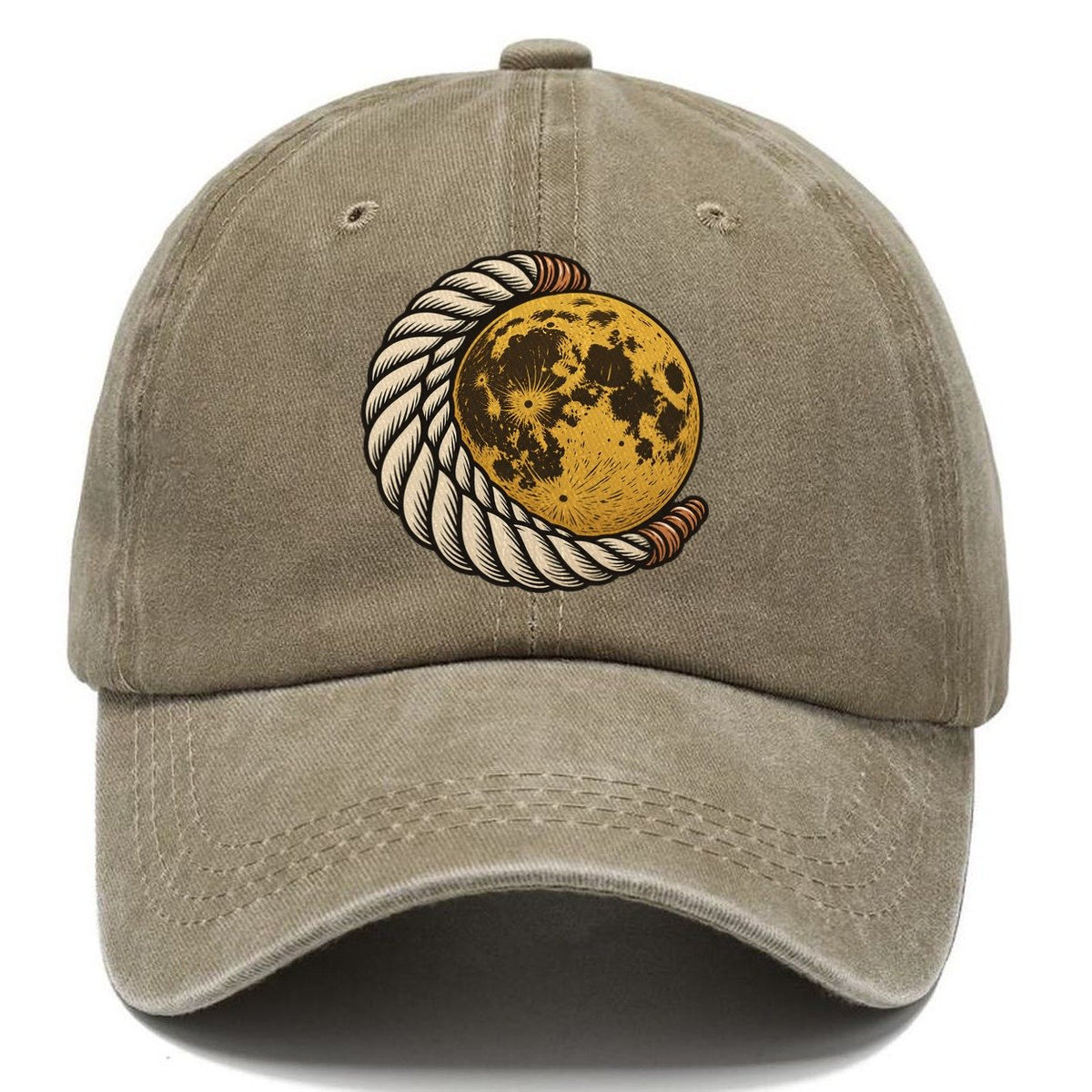 Lariat Moon Loop Sundown Familiars Classic Cap – Warm Sand