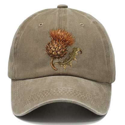 Copper Thistle Curled Leaf Pastimes Companions Classic Cap – Warm Sand
