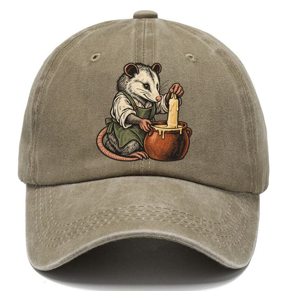 Opossum Candle Maker Sundown Familiars Classic Cap – Warm Sand