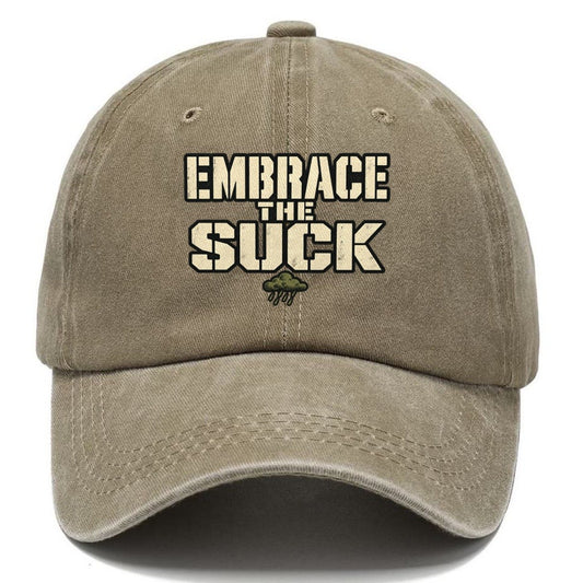 Embrace The Suck Barracks Wit Classic Cap – Warm Sand