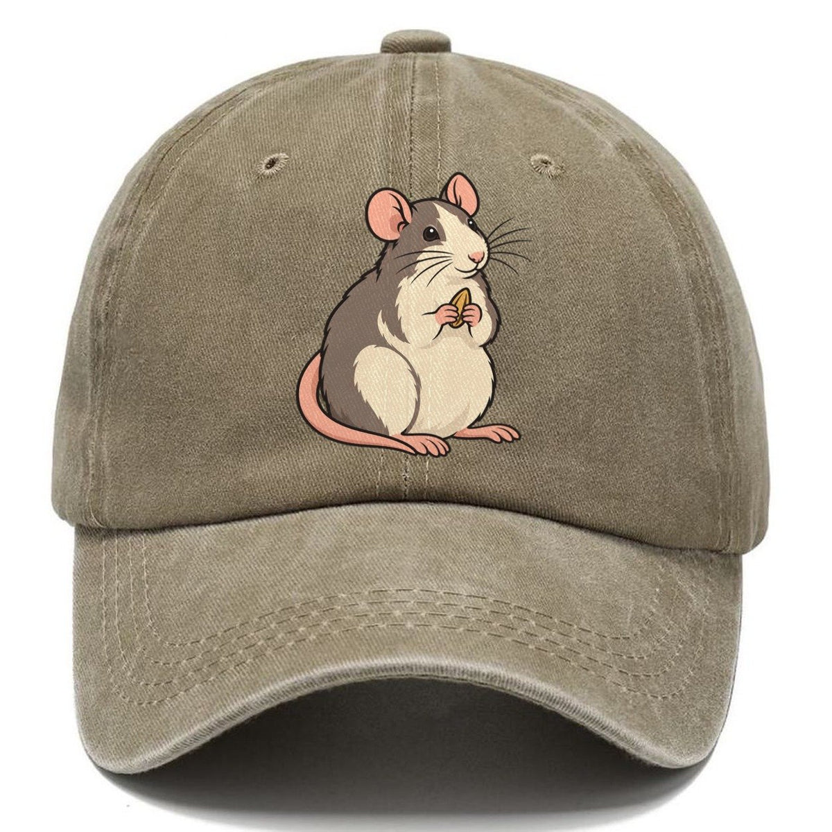 Fancy Rat Seed Hold Small Pet Logos Classic Cap – Warm Sand