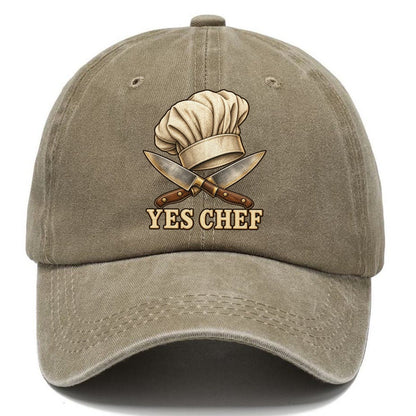 Chef Hat Yes Chef Fan Favorites Classic Cap – Warm Sand