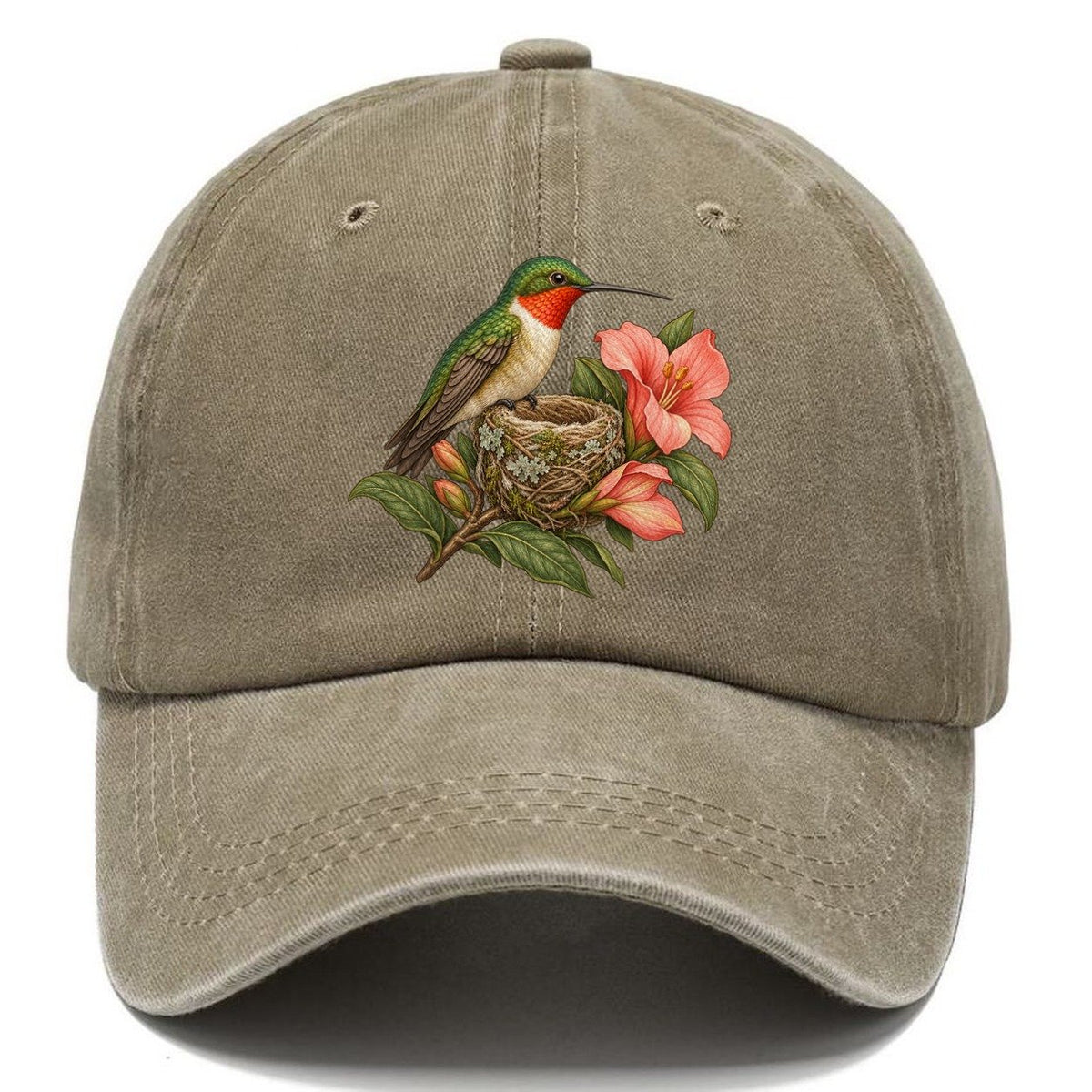 Hummingbird Nest Guardian Everyday Originals Classic Cap – Warm Sand