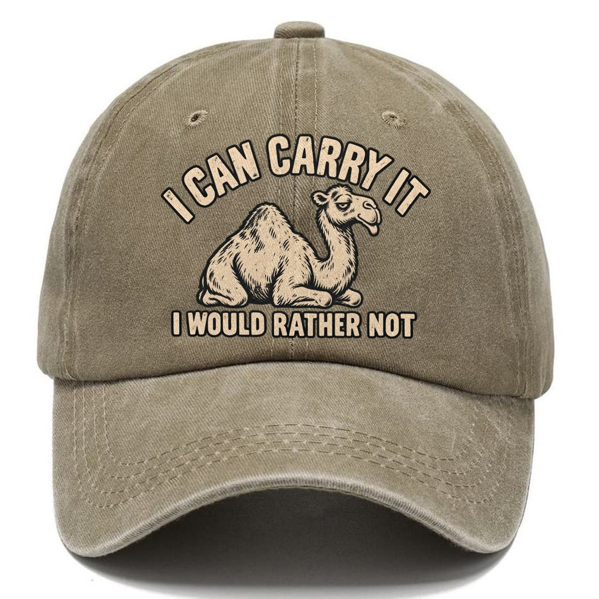 Camel Rather Not No Worm Club Classic Cap – Warm Sand